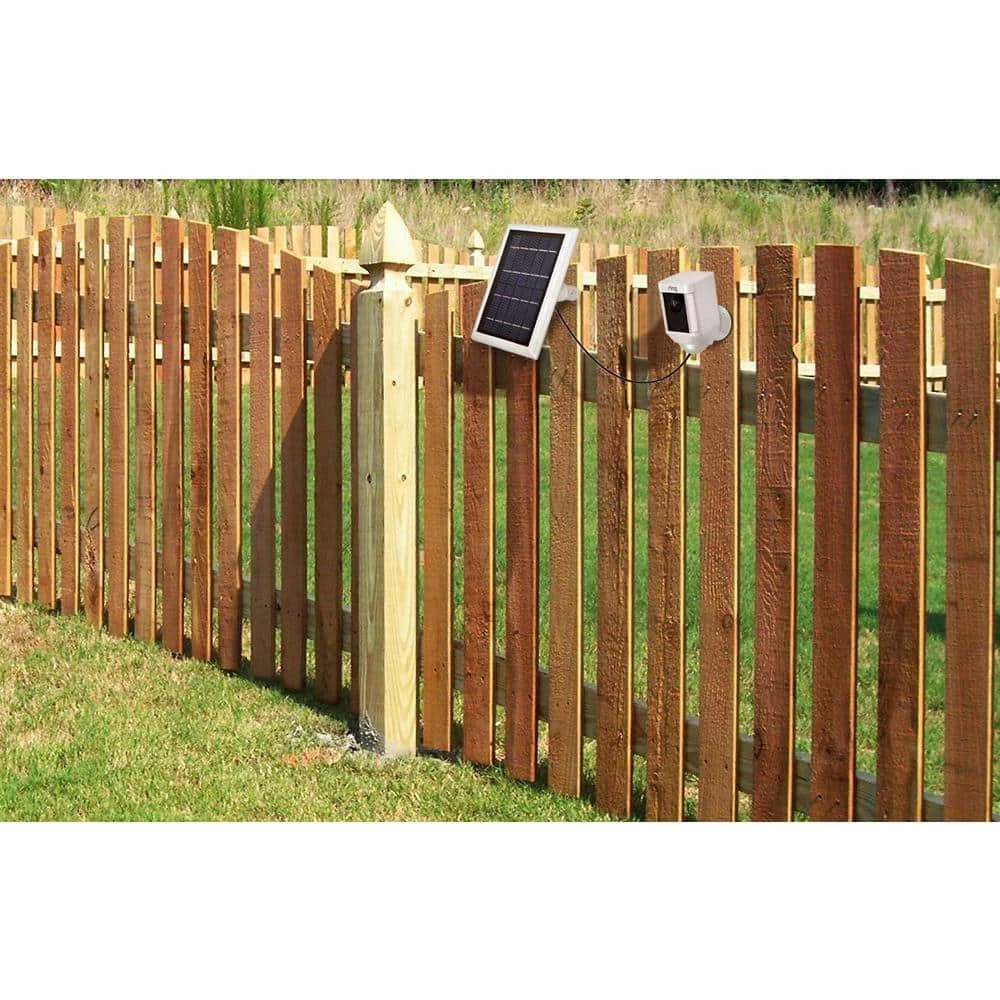 Solar Panel Compatible with Ring Spotlight Cam Battery and Ring Stick Up Cam Battery (2 Pack, White) by Wasserstein 5 Solar Panel Compatible with Ring Spotlight Cam Battery and Ring Stick Up Cam Battery (2 Pack, White) by Wasserstein - Image 5