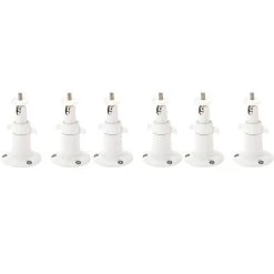 White Security Wall Mount for Arlo/Arlo Pro (6-Pack) by Wasserstein