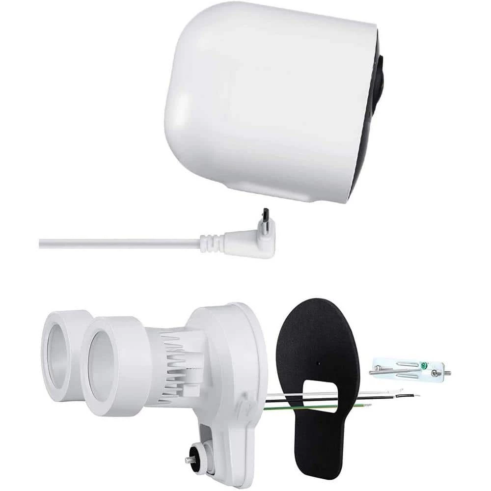 3-in-1 Floodlight, Charger and Mount for Arlo Essential Spotlight and XL Spotlight Camera (White) (Camera Not Included) by Wasserstein 3 3-in-1 Floodlight, Charger and Mount for Arlo Essential Spotlight and XL Spotlight Camera (White) (Camera Not Included) by Wasserstein - Image 3