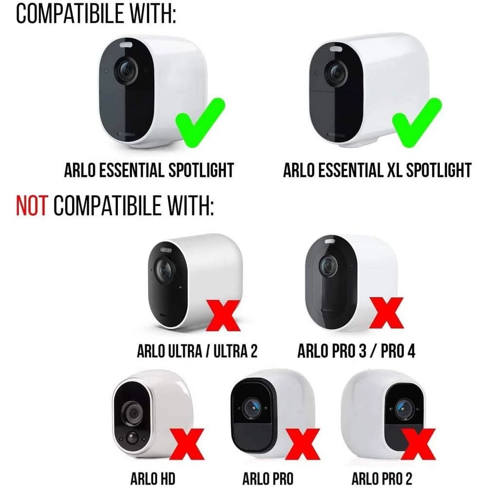 3-in-1 Floodlight, Charger and Mount for Arlo Essential Spotlight and XL Spotlight Camera (White) (Camera Not Included) by Wasserstein 7 3-in-1 Floodlight, Charger and Mount for Arlo Essential Spotlight and XL Spotlight Camera (White) (Camera Not Included) by Wasserstein - Image 7