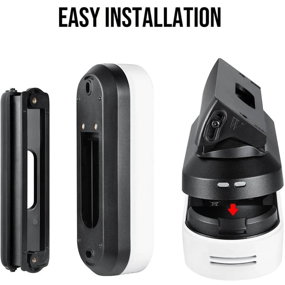 35° to 55° Horizontal Wedge Wall Mount Compatible with Arlo Essential Wire-Free Doorbell by Wasserstein 4 35° to 55° Horizontal Wedge Wall Mount Compatible with Arlo Essential Wire-Free Doorbell by Wasserstein - Image 4