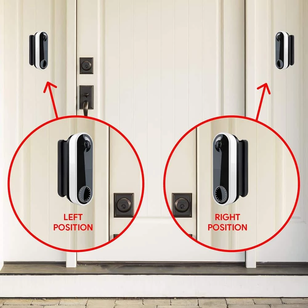 35° to 55° Horizontal Wedge Wall Mount Compatible with Arlo Essential Wire-Free Doorbell by Wasserstein 5 35° to 55° Horizontal Wedge Wall Mount Compatible with Arlo Essential Wire-Free Doorbell by Wasserstein - Image 5