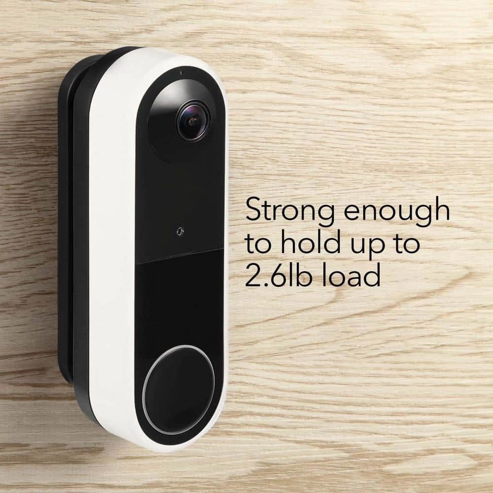 No-Drill Mount for Arlo Essential Wireless Video Doorbell - Avoid Drilling and Protect Your Walls by Wasserstein 4 No-Drill Mount for Arlo Essential Wireless Video Doorbell - Avoid Drilling and Protect Your Walls by Wasserstein - Image 4
