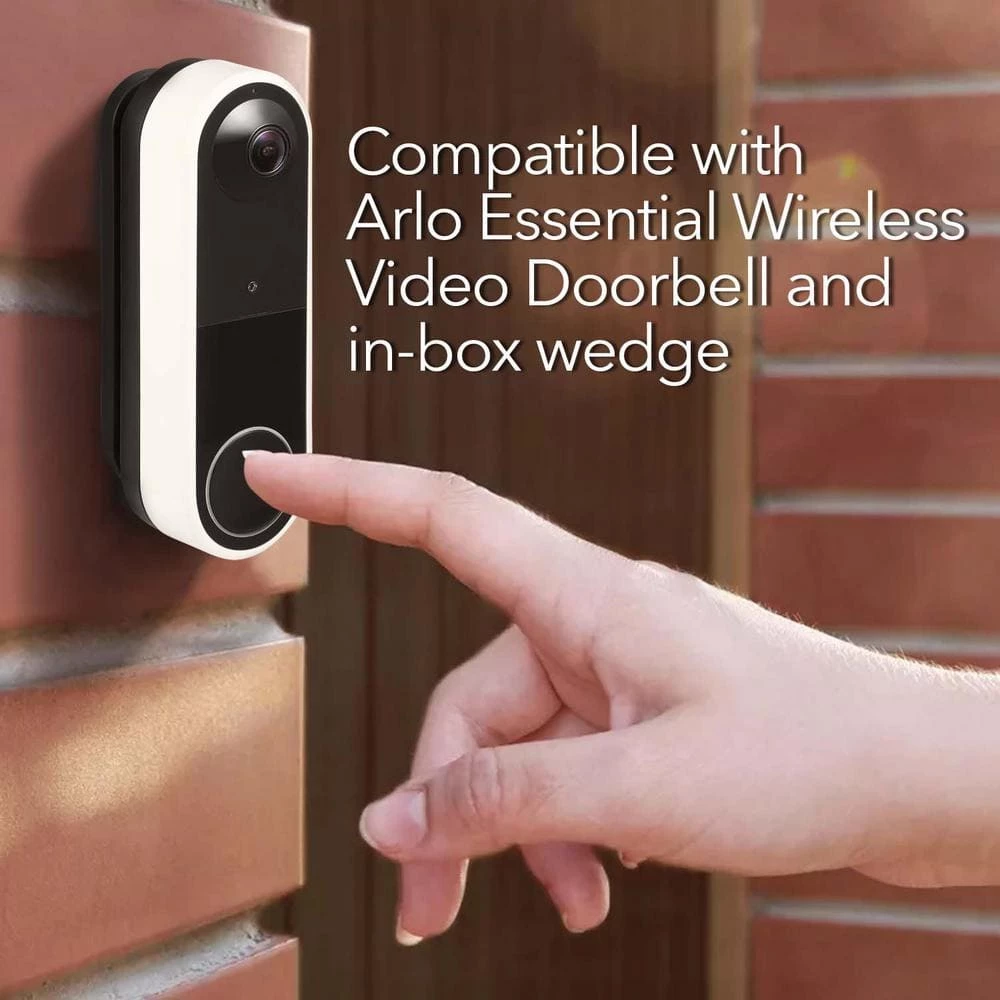 No-Drill Mount for Arlo Essential Wireless Video Doorbell - Avoid Drilling and Protect Your Walls by Wasserstein 5 No-Drill Mount for Arlo Essential Wireless Video Doorbell - Avoid Drilling and Protect Your Walls by Wasserstein - Image 5