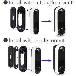 No-Drill Mount for Arlo Essential Wireless Video Doorbell - Avoid Drilling and Protect Your Walls by Wasserstein 8 No-Drill Mount for Arlo Essential Wireless Video Doorbell - Avoid Drilling and Protect Your Walls by Wasserstein -Industrial Tools Sales wasserstein home safety accessories arloessdbnodrillmntus 4f 1000