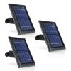 Solar Panel Compatible with Arlo Essential Spotlight and XL Spotlight Camera Only with 13.1 ft. Cable in Black (3-Pack) by Wasserstein