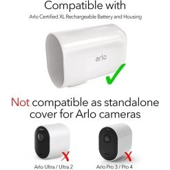 Silicone Case for Arlo Pro 4 XL Rechargeable Battery Housing Black Waterproof Case for Security Cam (3-Pack) by Wasserstein 13 Silicone Case for Arlo Pro 4 XL Rechargeable Battery Housing Black Waterproof Case for Security Cam (3-Pack) by Wasserstein -Industrial Tools Sales wasserstein home safety accessories arlopro4xlblkcase3pus 76 1000