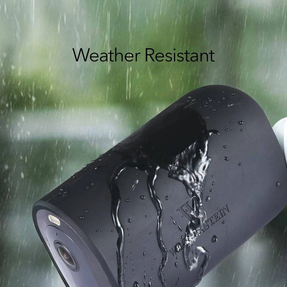 Silicone Case for Arlo Pro 4 XL Rechargeable Battery Housing Black Waterproof Case for Security Cam (3-Pack) by Wasserstein 2 Silicone Case for Arlo Pro 4 XL Rechargeable Battery Housing Black Waterproof Case for Security Cam (3-Pack) by Wasserstein - Image 2