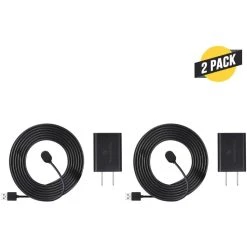 Arlo Ultra/Ultra 2 and Pro 3/Pro 4 Outdoor 25 ft. Magnetic Charging Cable with Quick Charge Power Adapter, Black(2-Pack) by Wasserstein 11 Arlo Ultra/Ultra 2 and Pro 3/Pro 4 Outdoor 25 ft. Magnetic Charging Cable with Quick Charge Power Adapter, Black(2-Pack) by Wasserstein -Industrial Tools Sales wasserstein home safety accessories arlououtcaqc25ft2pkblkus 44 1000