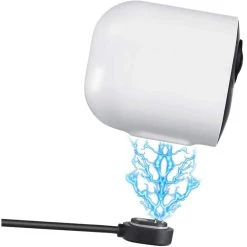 Arlo Ultra/Ultra 2 and Pro 3/Pro 4 Outdoor 25 ft. Magnetic Charging Cable with Quick Charge Power Adapter, Black(2-Pack) by Wasserstein 9 Arlo Ultra/Ultra 2 and Pro 3/Pro 4 Outdoor 25 ft. Magnetic Charging Cable with Quick Charge Power Adapter, Black(2-Pack) by Wasserstein -Industrial Tools Sales wasserstein home safety accessories arlououtcaqc25ft2pkblkus 4f 1000