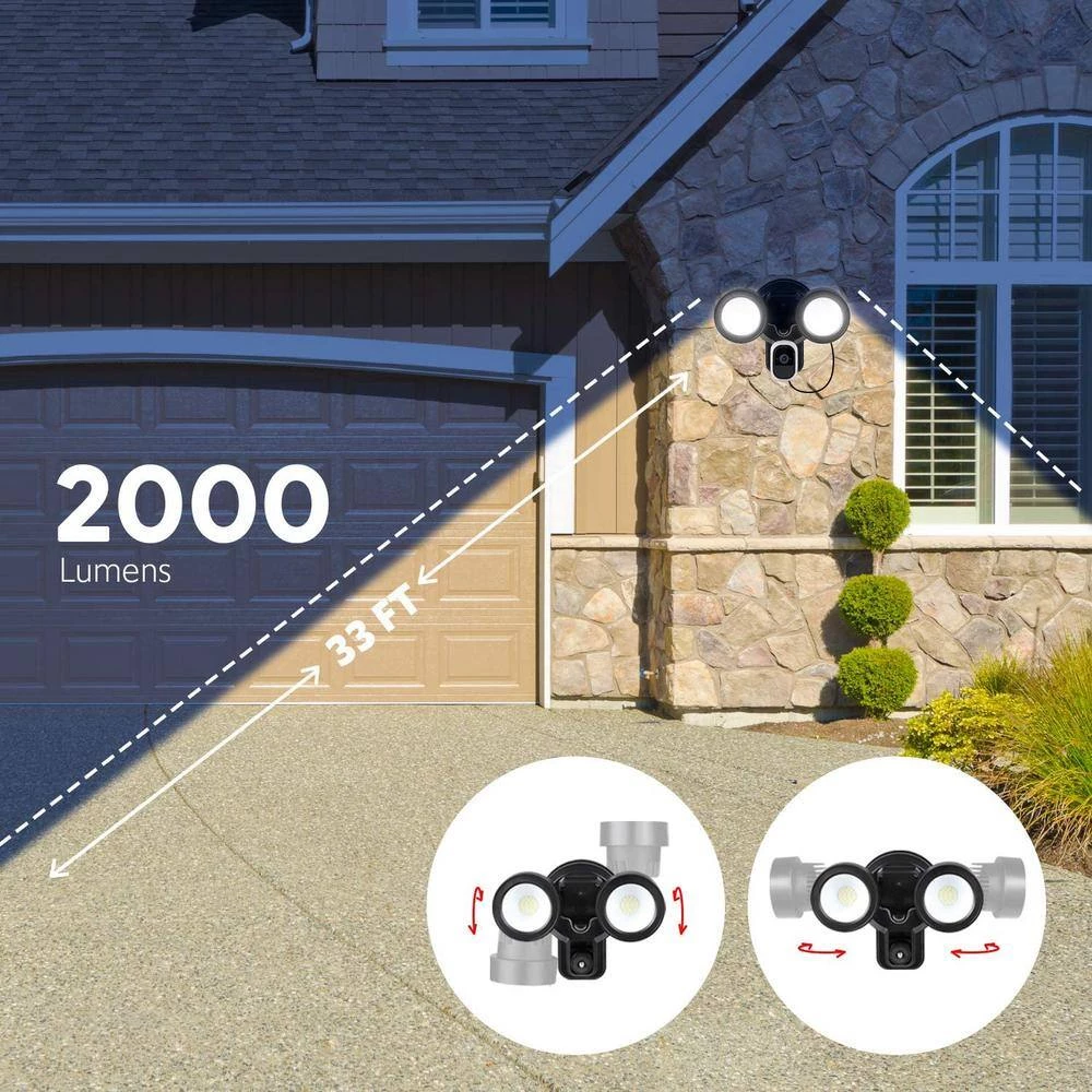 3-in-1 Floodlight, Charger and Mount for Arlo Pro and Arlo Pro 2 (Black) (Camera Not Included) by Wasserstein 6 3-in-1 Floodlight, Charger and Mount for Arlo Pro and Arlo Pro 2 (Black) (Camera Not Included) by Wasserstein - Image 6