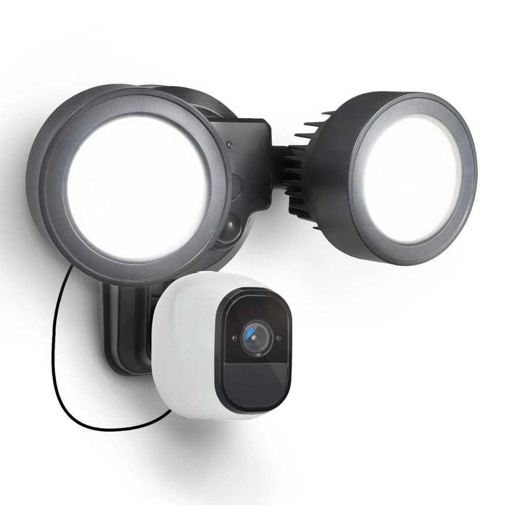 3-in-1 Floodlight, Charger and Mount for Arlo Pro and Arlo Pro 2 (Black) (Camera Not Included) by Wasserstein 1 3-in-1 Floodlight, Charger and Mount for Arlo Pro and Arlo Pro 2 (Black) (Camera Not Included) by Wasserstein