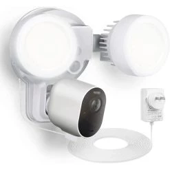 24.6 ft. Floodlight, Charger and Mount with External Adaptor for Arlo Pro 3/Pro 4 and Arlo Ultra/Ultra 2 by Wasserstein