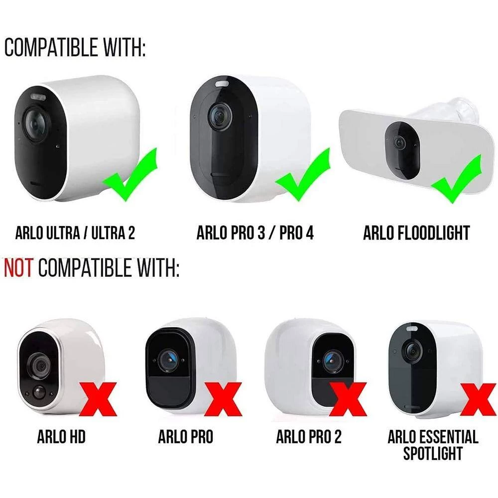 24.6 ft. Floodlight, Charger and Mount with External Adaptor for Arlo Pro 3/Pro 4 and Arlo Ultra/Ultra 2 by Wasserstein 7 24.6 ft. Floodlight, Charger and Mount with External Adaptor for Arlo Pro 3/Pro 4 and Arlo Ultra/Ultra 2 by Wasserstein - Image 7