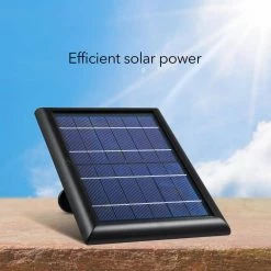 Solar Panel Compatible with Blink Video Doorbell - Solar Power for Your Blink Video Doorbell (Black) by Wasserstein -Industrial Tools Sales wasserstein home safety accessories blinkdbsolarpanelblkus 4f 1000