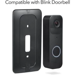 Wall Plate for Blink Video Doorbell - Easy Mounting for Your Blink Video Doorbell Camera (Black) by Wasserstein 9 Wall Plate for Blink Video Doorbell - Easy Mounting for Your Blink Video Doorbell Camera (Black) by Wasserstein -Industrial Tools Sales wasserstein home safety accessories blinkdbwallplateblkus 4f 1000