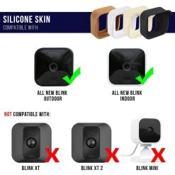 Protective Silicone Skins with Sunroof Compatible with Blink Outdoor in Beige (3-Pack) by Wasserstein -Industrial Tools Sales wasserstein home safety accessories blinknewoutbeige3pus 76 1000