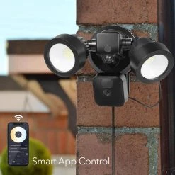 3-in-1 Plugged-In Smart Floodlight, Charger and Mount Compatible with Blink Outdoor & Blink XT2 Camera by Wasserstein -Industrial Tools Sales wasserstein home safety accessories blinkoutsmtadpfldblkus 1f 1000