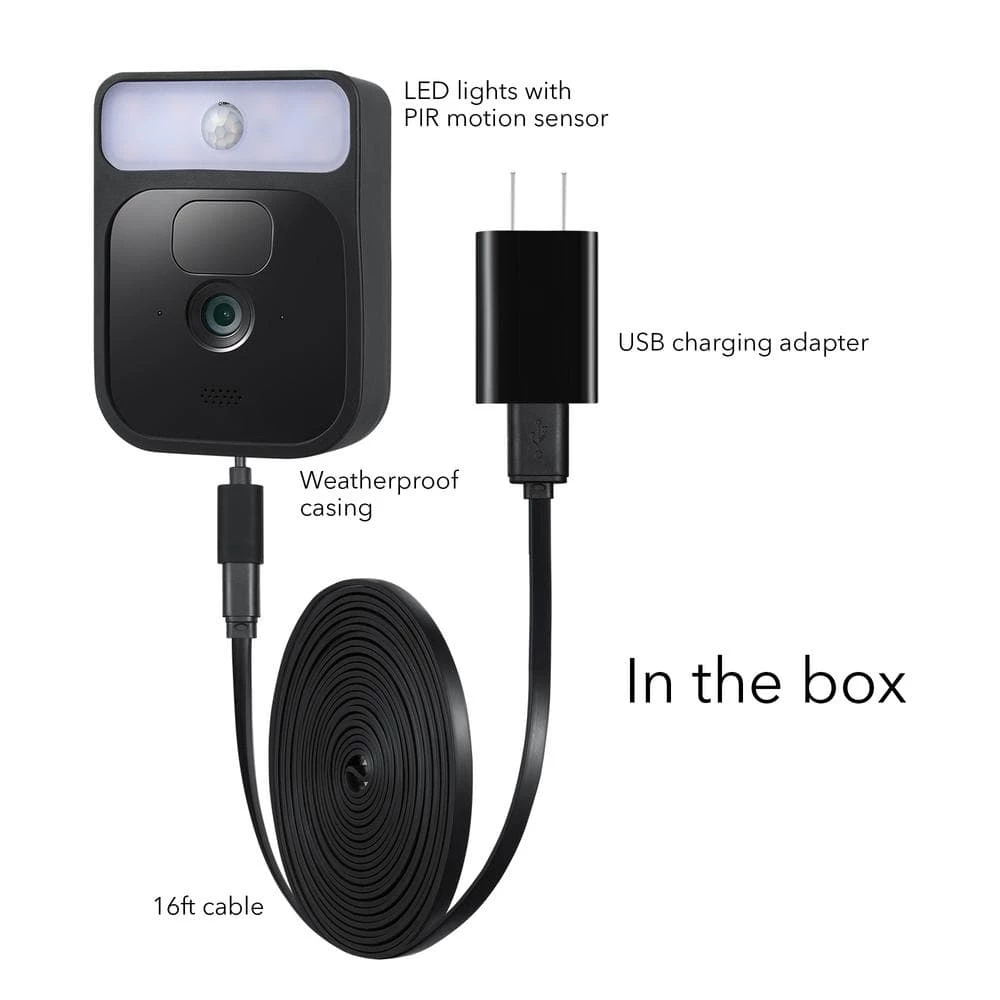 Spotlight Kit Compatible with Blink Outdoor and Blink Indoor Camera - Motion Detection Spotlight (Black) by Wasserstein 8 Spotlight Kit Compatible with Blink Outdoor and Blink Indoor Camera - Motion Detection Spotlight (Black) by Wasserstein - Image 8