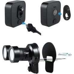 3-in-1 Floodlight, Charger and Mount for Blink Outdoor, Blink XT and Blink XT2 Camera (Black) (Camera Not Included) by Wasserstein -Industrial Tools Sales wasserstein home safety accessories blinkxtfldlightblkus 4f 1000