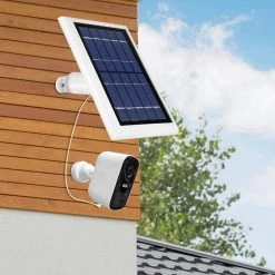 Solar Panel with 13 ft. Cable for Eufy Cam 2C and 2C Pro - Power Your Eufy Surveillance Camera Continuously in White by Wasserstein 12 Solar Panel with 13 ft. Cable for Eufy Cam 2C and 2C Pro - Power Your Eufy Surveillance Camera Continuously in White by Wasserstein -Industrial Tools Sales wasserstein home safety accessories eufycam2csolarwhtus fa 1000