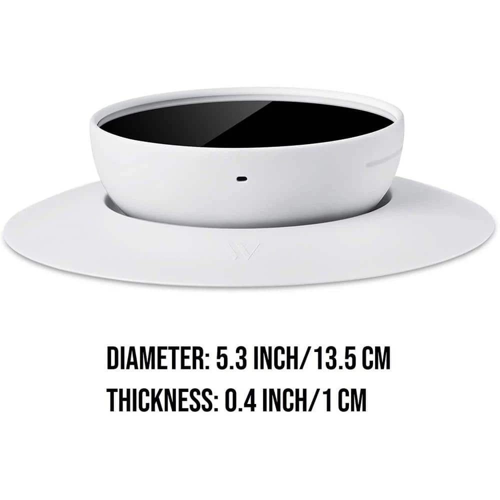 5.25 in. White Wall Plate Cover for Google Nest Thermostat 2020 - Elegant Mounting for Your Google Nest Thermostat by Wasserstein 6 5.25 in. White Wall Plate Cover for Google Nest Thermostat 2020 - Elegant Mounting for Your Google Nest Thermostat by Wasserstein - Image 6