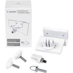 Weatherproof Gutter Mount for Arlo Pro, Pro 2, Pro 3, Pro 4, Ultra, UItra 2, HD, Go, Essential Camera in White (1-Pack) by Wasserstein 11 Weatherproof Gutter Mount for Arlo Pro, Pro 2, Pro 3, Pro 4, Ultra, UItra 2, HD, Go, Essential Camera in White (1-Pack) by Wasserstein -Industrial Tools Sales wasserstein home safety accessories gutterarlowhtusn 44 1000