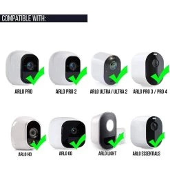 Weatherproof Gutter Mount for Arlo Pro, Pro 2, Pro 3, Pro 4, Ultra, UItra 2, HD, Go, Essential Camera in White (1-Pack) by Wasserstein 13 Weatherproof Gutter Mount for Arlo Pro, Pro 2, Pro 3, Pro 4, Ultra, UItra 2, HD, Go, Essential Camera in White (1-Pack) by Wasserstein -Industrial Tools Sales wasserstein home safety accessories gutterarlowhtusn 76 1000