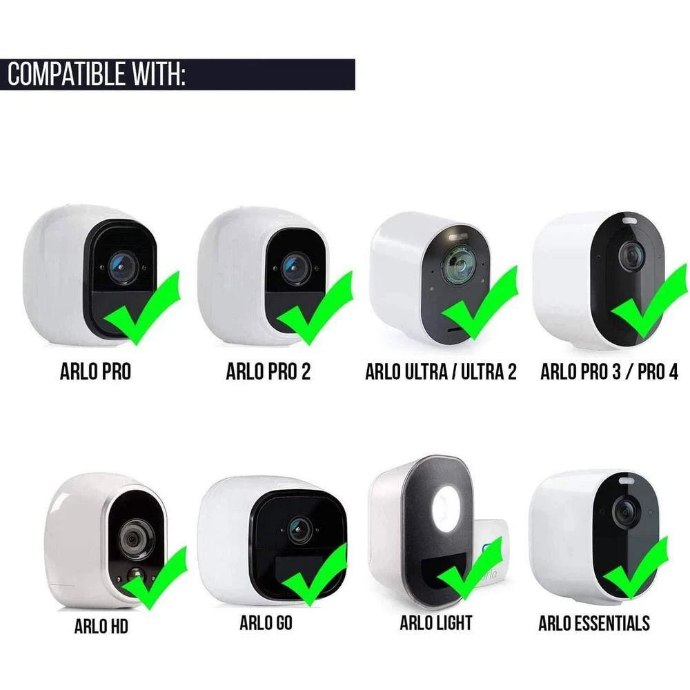 Weatherproof Gutter Mount for Arlo Pro, Pro 2, Pro 3, Pro 4, Ultra, UItra 2, HD, Go, Essential Camera in White (1-Pack) by Wasserstein 7 Weatherproof Gutter Mount for Arlo Pro, Pro 2, Pro 3, Pro 4, Ultra, UItra 2, HD, Go, Essential Camera in White (1-Pack) by Wasserstein - Image 7