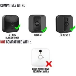 Weatherproof Gutter Mount for Blink Outdoor Blink XT and Blink XT2 Camera with Universal Screw Adapter, Black (3-Pack) by Wasserstein 11 Weatherproof Gutter Mount for Blink Outdoor Blink XT and Blink XT2 Camera with Universal Screw Adapter, Black (3-Pack) by Wasserstein -Industrial Tools Sales wasserstein home safety accessories gutterblinkxt3blkus fa 1000