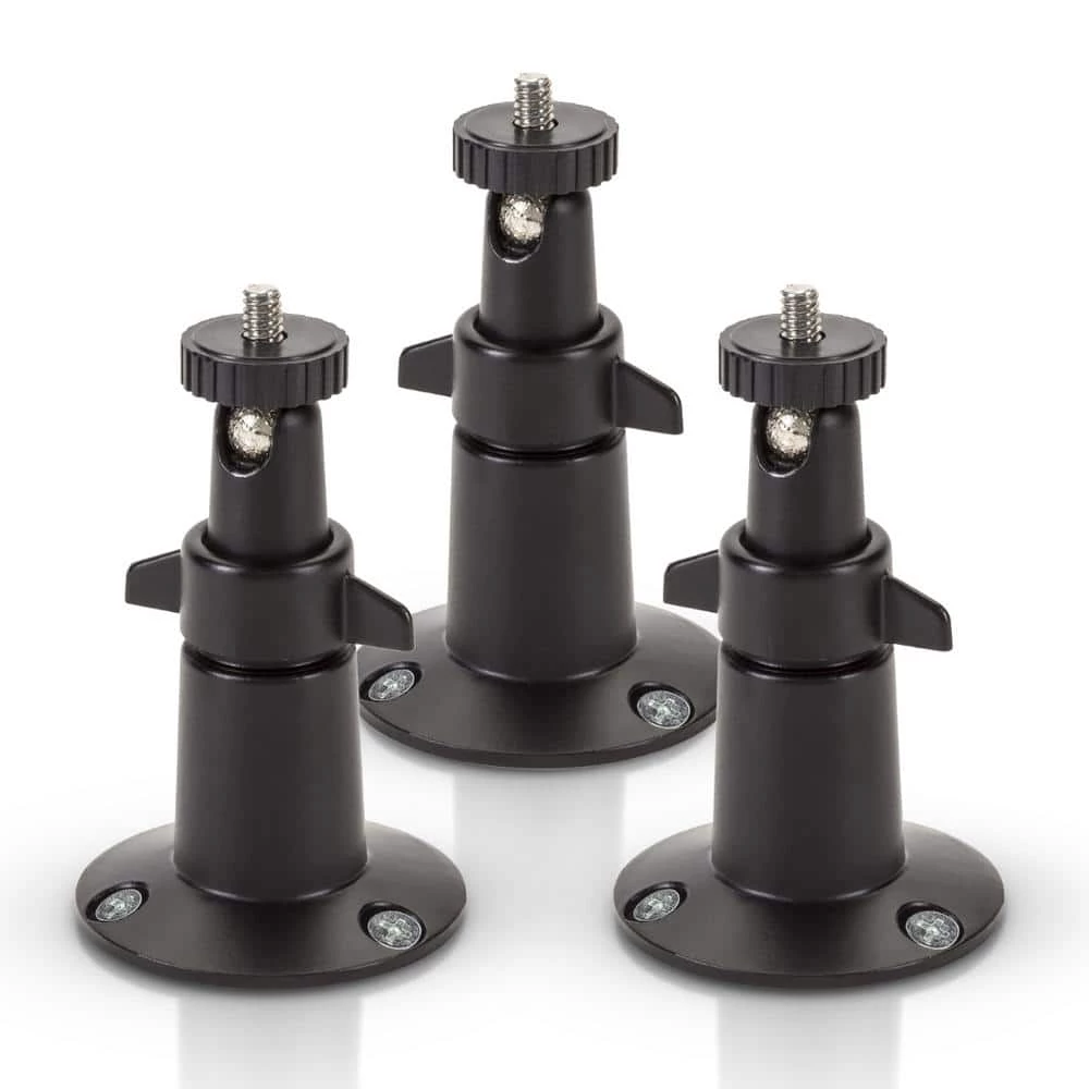 Security Wall Mount Adjustable Indoor/Outdoor for Arlo Pro, Pro 2, Pro 3, Pro 4, Ultra, Ultra 2 Cameras (3-Pack, Black) by Wasserstein 1 Security Wall Mount Adjustable Indoor/Outdoor for Arlo Pro, Pro 2, Pro 3, Pro 4, Ultra, Ultra 2 Cameras (3-Pack, Black) by Wasserstein