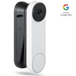 Vertical Adjustable Mount for Google Nest Doorbell (Battery) - Made for Google Nest by Wasserstein