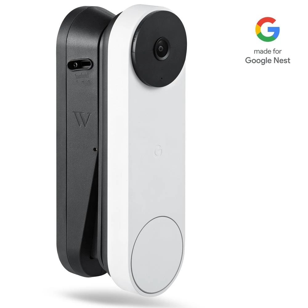 Vertical Adjustable Mount for Google Nest Doorbell (Battery) - Made for Google Nest by Wasserstein 1 Vertical Adjustable Mount for Google Nest Doorbell (Battery) - Made for Google Nest by Wasserstein