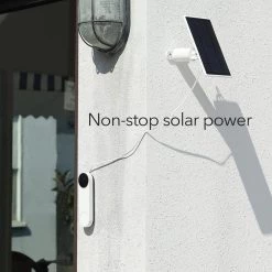Solar Panel for Google Nest Doorbell (Battery) with 1.7-Wat Solar Power - Made for Google Nest by Wasserstein -Industrial Tools Sales wasserstein home safety accessories nestdbsolarusa 1f 1000