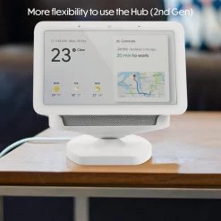 Adjustable Stand for Google Nest Hub (2nd Gen) - Made for Google (Chalk) by Wasserstein -Industrial Tools Sales wasserstein home safety accessories nesthub2genstandwhtus fa 1000
