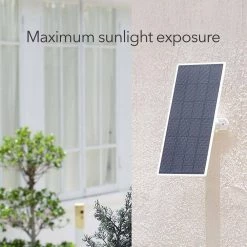 Solar Panel for Google Nest Cam (Battery) with 2.5-Watt Solar Power - Made for Google Nest by Wasserstein -Industrial Tools Sales wasserstein home safety accessories nestout2solarwhtusa 44 1000