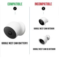 Anti-Theft Mount for Google Nest Cam (Battery) - Made for Google Nest by Wasserstein -Industrial Tools Sales wasserstein home safety accessories nestout2thefwht 76 1000