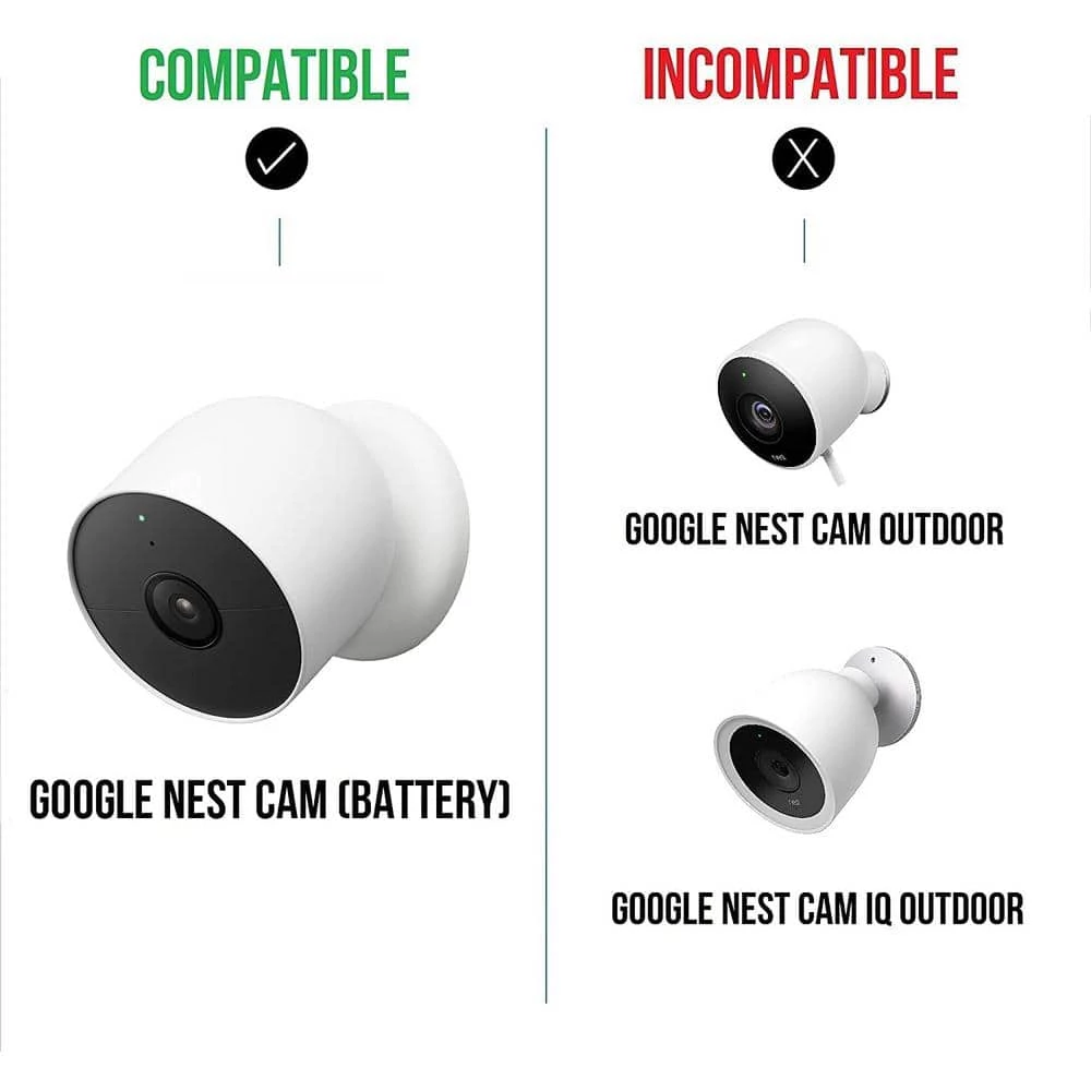 Premium Wall Mount for Google Nest Cam (Battery) - Designed for Google Nest by Wasserstein 7 Premium Wall Mount for Google Nest Cam (Battery) - Designed for Google Nest by Wasserstein - Image 7