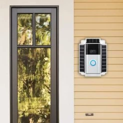 Solar Charger Mount for Ring Video Doorbell 1 (2nd Gen, 2020 Release) - Power Your Ring Doorbell (5V 0.6W) - White by Wasserstein 10 Solar Charger Mount for Ring Video Doorbell 1 (2nd Gen, 2020 Release) - Power Your Ring Doorbell (5V 0.6W) - White by Wasserstein -Industrial Tools Sales wasserstein home safety accessories ringdb1secgensolarswhtus 1f 1000