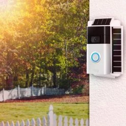 Solar Charger Mount for Ring Video Doorbell 1 (2nd Gen, 2020 Release) - Power Your Ring Doorbell (5V 0.6W) - White by Wasserstein 11 Solar Charger Mount for Ring Video Doorbell 1 (2nd Gen, 2020 Release) - Power Your Ring Doorbell (5V 0.6W) - White by Wasserstein -Industrial Tools Sales wasserstein home safety accessories ringdb1secgensolarswhtus 44 1000
