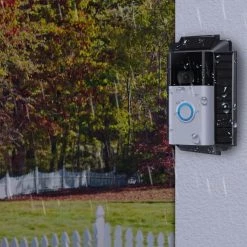 Solar Charger Mount for Ring Video Doorbell 1 (2nd Gen, 2020 Release) - Power Your Ring Doorbell (5V 0.6W) - White by Wasserstein 12 Solar Charger Mount for Ring Video Doorbell 1 (2nd Gen, 2020 Release) - Power Your Ring Doorbell (5V 0.6W) - White by Wasserstein -Industrial Tools Sales wasserstein home safety accessories ringdb1secgensolarswhtus fa 1000