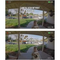 Vertical Adjustable Angle Mount and Wall Plate for Ring Video Doorbell Wired by Wasserstein 12 Vertical Adjustable Angle Mount and Wall Plate for Ring Video Doorbell Wired by Wasserstein -Industrial Tools Sales wasserstein home safety accessories ringdbbatverwdg wlpltblkus fa 1000