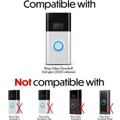 Weatherproof Premium Solar Charger for Ring Video Doorbell 2nd Gen Powered by US-Engineered Solar Cells by Wasserstein 11 Weatherproof Premium Solar Charger for Ring Video Doorbell 2nd Gen Powered by US-Engineered Solar Cells by Wasserstein -Industrial Tools Sales wasserstein home safety accessories ringdbsecsolarspremblkus fa 1000