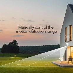 Wired Smart Floodlight-2000 Lumens-Outdoor Floodlight with Motion Sensor and Timer Control for Your Home Security System by Wasserstein -Industrial Tools Sales wasserstein home safety accessories smtfldlightwhtus 1f 1000