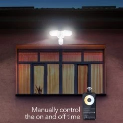 Wired Smart Floodlight-2000 Lumens-Outdoor Floodlight with Motion Sensor and Timer Control for Your Home Security System by Wasserstein -Industrial Tools Sales wasserstein home safety accessories smtfldlightwhtus 44 1000