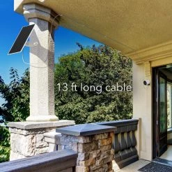 Solar Panel for SimpliSafe Wireless Outdoor Security Camera - SimpliSafe Outdoor Camera Solar Panel (White, 1 Pack) by Wasserstein -Industrial Tools Sales wasserstein home safety accessories ssslpcamwhtus 1f 1000