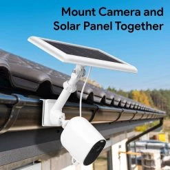 Universal Gutter Mount for Wyze, Blink, Ring, Arlo, Eufy Camera (White) - Mount Your Security Cam and Solar Panel by Wasserstein 9 Universal Gutter Mount for Wyze, Blink, Ring, Arlo, Eufy Camera (White) - Mount Your Security Cam and Solar Panel by Wasserstein -Industrial Tools Sales wasserstein home safety accessories univguttermountwhtus 4f 1000