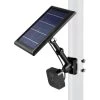 2-in-1 Universal Pole Mount for Wyze, Blink, Ring, Arlo, Eufy Camera and Solar Panel (Black) by Wasserstein