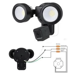 3-in-1 Wired Floodlight for Wyze Cam V3 with Charger and Mount Black (Camera Not Included) by Wasserstein 10 3-in-1 Wired Floodlight for Wyze Cam V3 with Charger and Mount Black (Camera Not Included) by Wasserstein -Industrial Tools Sales wasserstein home safety accessories wyzecamv3fldlightblkus 1f 1000