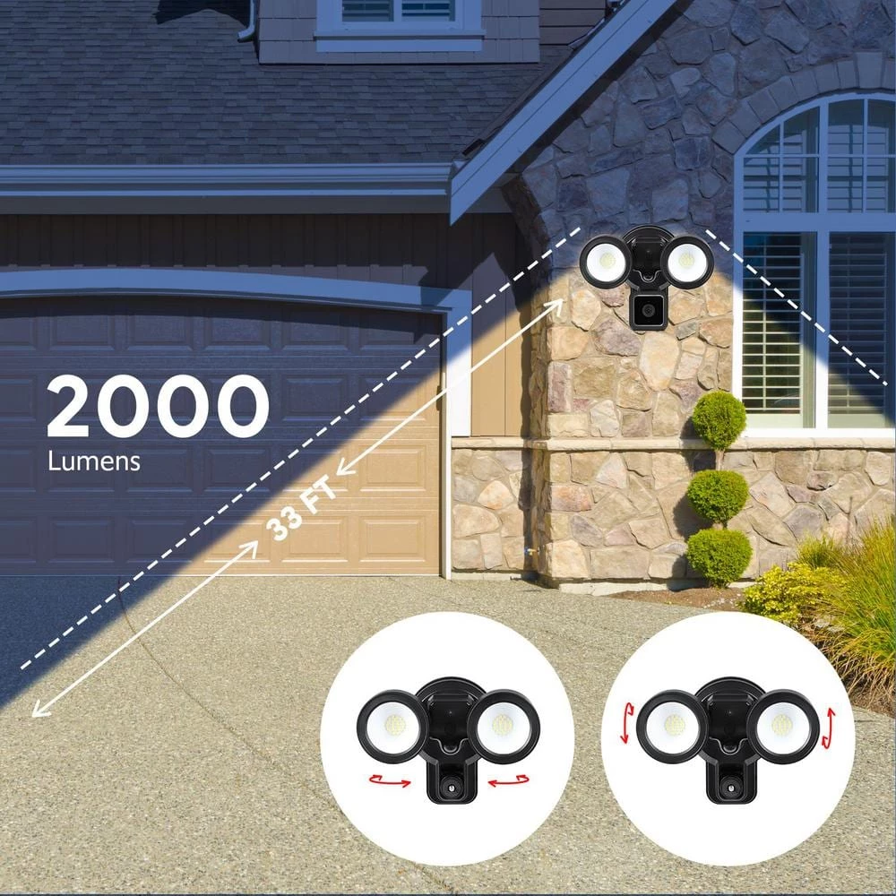 3-in-1 Wired Floodlight for Wyze Cam V3 with Charger and Mount Black (Camera Not Included) by Wasserstein 5 3-in-1 Wired Floodlight for Wyze Cam V3 with Charger and Mount Black (Camera Not Included) by Wasserstein - Image 5